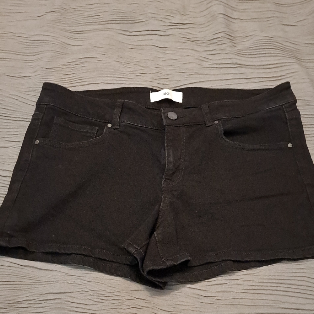 BKE Women's Dark Denim Jean Shorts
